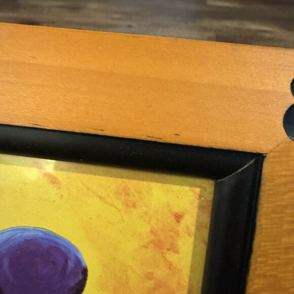 Mickey Mouse Ears Cherry Wood 4"x6" Beveled Picture Frame Disney Parks Exclusive - Picture 4 of 9